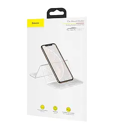 Автомобільний антиковзний килимок Baseus Folding Bracket Antiskid Pad SUWNT-02 Transparent - мініатюра 3