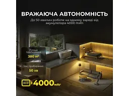 Миючий вертикальний пилосос Deerma VX100 ULTRA S (DEM-VX100ULTRAS) - мініатюра 3