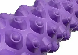 Масажний ролик EasyFit Grid Roller Extreme 33 см Фіолетовий - мініатюра 3