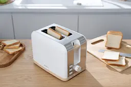 Тостер Wood Modern, 800Вт, метал, 2 слоти, білий ARDESTO kuh0014885 - мініатюра 3