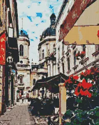 Алмазна мозаїка/вишивка Чарівний Львів ©Личко Євген 40*50 см Ідейка AMO 7229