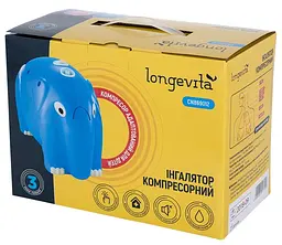 Компресорний інгалятор Longevita Слоник CNB69012 Blue (6401715) - мініатюра 18