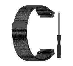 Міланський сітчастий ремінець Primolux для годинника Xiaomi Amazfit T-Rex 2 (A2170) Black - мініатюра 4