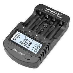 Зарядний пристрій для акумуляторів Liitokala 4 Slots, LED, Ni-Mh, Ni-Cd, AA, AAA, AAAA, С (Lii-ND4) - мініатюра 2