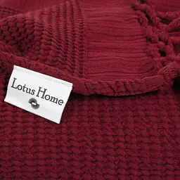 Плед Lotus Home - Rius red червоний 130x170 - мініатюра 3