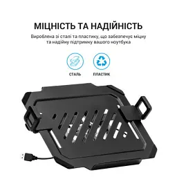 Підставка до ноутбука OfficePro для кронштейнів VESA 75x75, 100x100 + RGB (LH474B) - мініатюра 6
