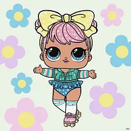 Картина за номерами "L.O.L. Surprise! Spring Bling Dawn" KHO1101, 40х40 см