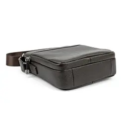 Шкіряний чоловічий коричневий слінг через плече флотар Tavinchi TV-SM8-830C-FL - мініатюра 2