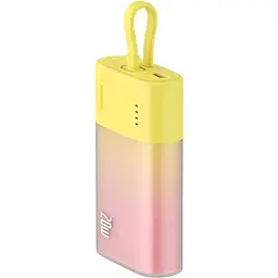 Зовнішній акумулятор Baseus Popsicle Lightning 5200mAh 20W Yellow [P10055600Y12-00] [125026]