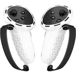 Чохол на контролери DK Silicone Controller Protective Case для Meta Quest 3/Quest 3S White [139307]