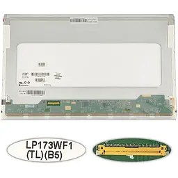 УЦІНКА! Матриця 17.3" LP173WF1-TLB5 (1920*1080 40pin LED NORMAL глянсова роз'єм зліва внизу) для ноутбука (renew)