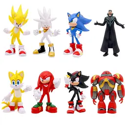 Іграшки фігурки Супер Сонік Sonic The Hedgehog 3 набір 8 шт. - мініатюра 1