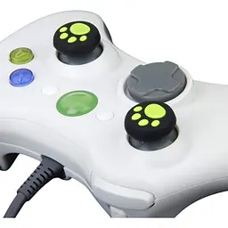 Накладки на стіки Thumb Grips 2-pack для PS4-PS5-Xbox FootPrint Green [47554] - мініатюра 3