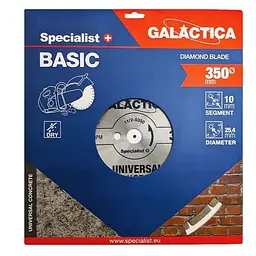 Диск алмазний Specialist+ Galactica 350x10x25.4 (11/2-0350)