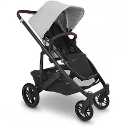 Прогулянкова коляска Uppababy Cruz V2 - Anthony + люлька Uppababy Carrycot-Anthony-White and Grey Chanille Carbon Frame - мініатюра 10