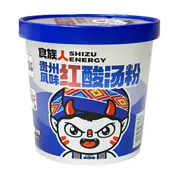 Лапша SHIZU ENERGY Guizhou Red Sour Soup китайская 147 г