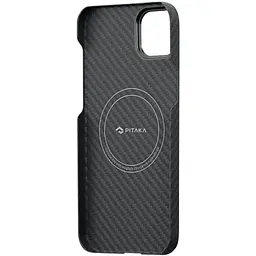 Чохол-накладка Pitaka MagEZ Case 3 Twill 1500D Black/Grey для iPhone 14 Plus (KI1401M) - мініатюра 3