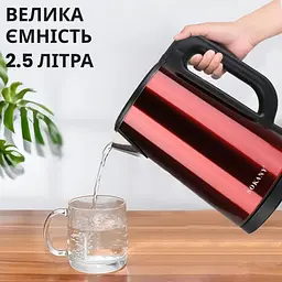 Електрочайник Sokany SK-1088 червоний - мініатюра 8
