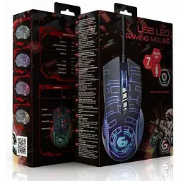 Комп'ютерна мишка Gembird (MUSG-RGB-01) USB Black (MUSG-RGB-01) - мініатюра 6