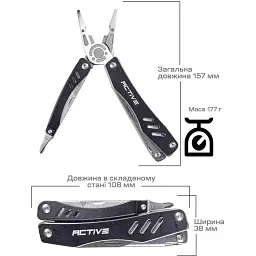 Мультитул Active Scitool Black - мініатюра 4