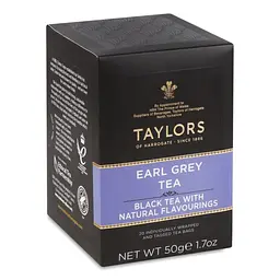 Уцінка. Чай чорний Taylors of Harrogate Earl Grey, 20 пакетиків (802592)