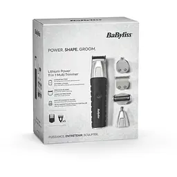 Набір для стрижки Babyliss Lithium Power для бороди, вусів, голови, носа і тіла чорний (MT812E) - мініатюра 4