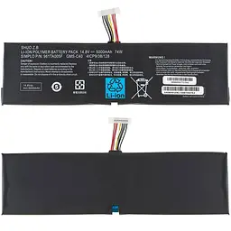 Батарея для ноутбука Razer 961TA005F (Blade Pro 17 Blade Pro 2015) 14.5V 5000mAh 74 Wh Чорний - мініатюра 2