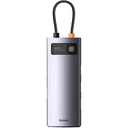 USB-хаб Baseus Metal Gleam Series 4-in-1 (WKWG070013) [96272] - мініатюра 2