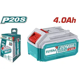 Акумулятор Li-ion для шуруповертів Total 20В 4А (TFBLI20021) - мініатюра 2