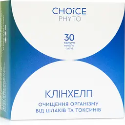 Комплекс очищення організму від шлаків і токсинів Клінхелп CHOICE PHYTO 30 капсул