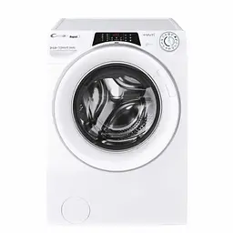 Пральна машина Candy з фронтальним завантаженням RO1284DWME/1-S, 8кг, 1200, A+++, Пара, 53см, Дисплей, Інвертор, Wi-Fi + Bluetooth, Білий (RO1284DWME/1-S)