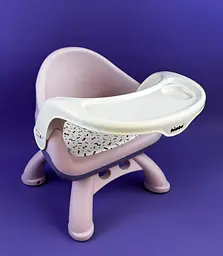 Пластиковий дитячий стілець BM-93497 "Bimbo", розмір зі столиком: 45х37х38 см, м’яка сидушка, бузковий - мініатюра 2