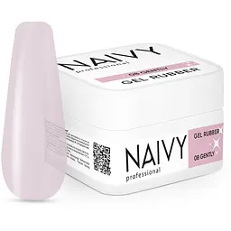 База для нігтів Naivy Professional №08 Gently каучукова кольорова 30 мл