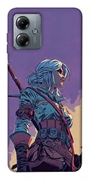 TPU чохол Demsky The witcher ciri для Motorola Moto G14