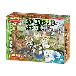 Пазл Melissa&Doug Мега "Вимираючі види тварин", 48 елементів (MD4437) - мініатюра 3