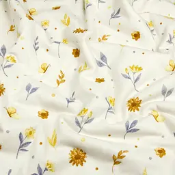 Наволочка Cosas Honey bloom фланелева 70х70 см жовта (Flannel_HoneyBloom_70x70) - мініатюра 3