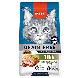 Сухий корм для котів Wanpy Adult Cat Grain Free Tuna Ванпі беззерновий з тунцем 1.5 кг