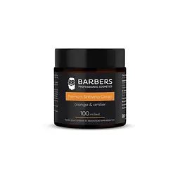 Крем для гоління зі зволожуючим ефектом Orange-Amber Barbers 100 мл - мініатюра 3