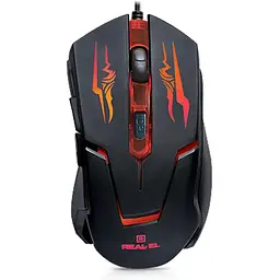 Мишка REAL-EL RM-520 Gaming, black