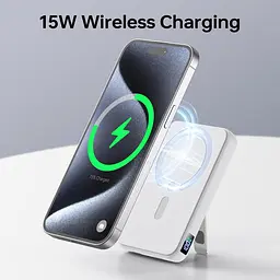 Магнитный павербанк Eissix 12000 mAh, PD 22.5W, беспроводная зарядка для iPhone 16/15/14/13/12 - миниатюра 5
