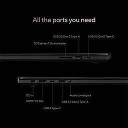 Ноутбук Asus ProArt P16 OLED H7606WI-ME010X, AMD Ryzen AI 9 HX370, 5.1GHz, 16 4K Touch, 64GB, SSD 4TB, NVIDIA GeForce RTX 4070 8GB, Windows 11 Pro - мініатюра 14