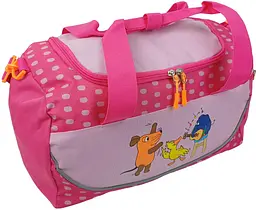 Сумка спортивна дитяча Hanson Die Maus Sporttasche 18 л 37x22x17 см поліестер рожева - мініатюра 4
