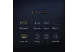 Конвертер Ugreen DisplayPort to HDMI 1080P 15 см Black (MM137) - мініатюра 6