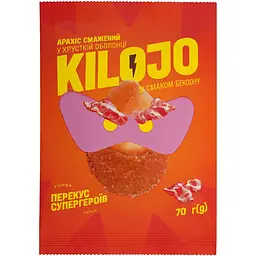Арахіс Kilojo у хрусткій оболонці зі смаком бекону 70 г 