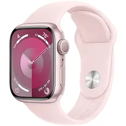 Смарт-годинник Apple Watch Series 9 GPS 41 mm Pink Light Pink Sport Band M/L (Grade C) Seller Refurbished