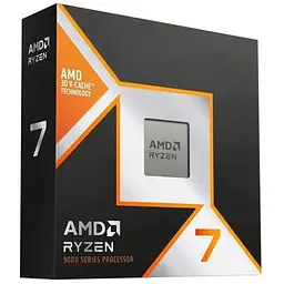 Процесор AMD AM5 Ryzen 7 9800X3D Box 8x4.7 ГГц Turbo Boost 5.2 ГГц Radeon Graphics L3 96Мб Zen 5 4 нм TDP 120 Вт