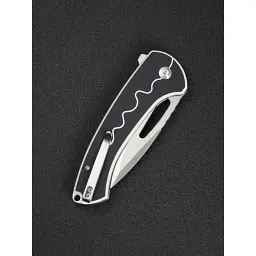 Ніж Sencut Squiggy, White/Black G10, Satin (S24082A-1) - мініатюра 12