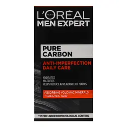 Крем для обличчя L'Oreal Paris Men Expert Pure Power Anti-Imperfection Moisturiser Зволожуючий 50 мл - мініатюра 2