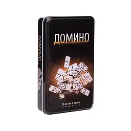 Настільна гра Johnshen Sports Доміно (у металевій коробці) (IG-3974) - мініатюра 3