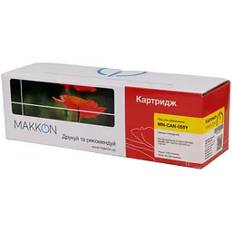 Картридж Makkon для Canon 055 yellow (MN-CAN-055Y) - мініатюра 3